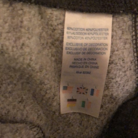 Champion sweats gently worn! Gray size large - Picture 4 of 5